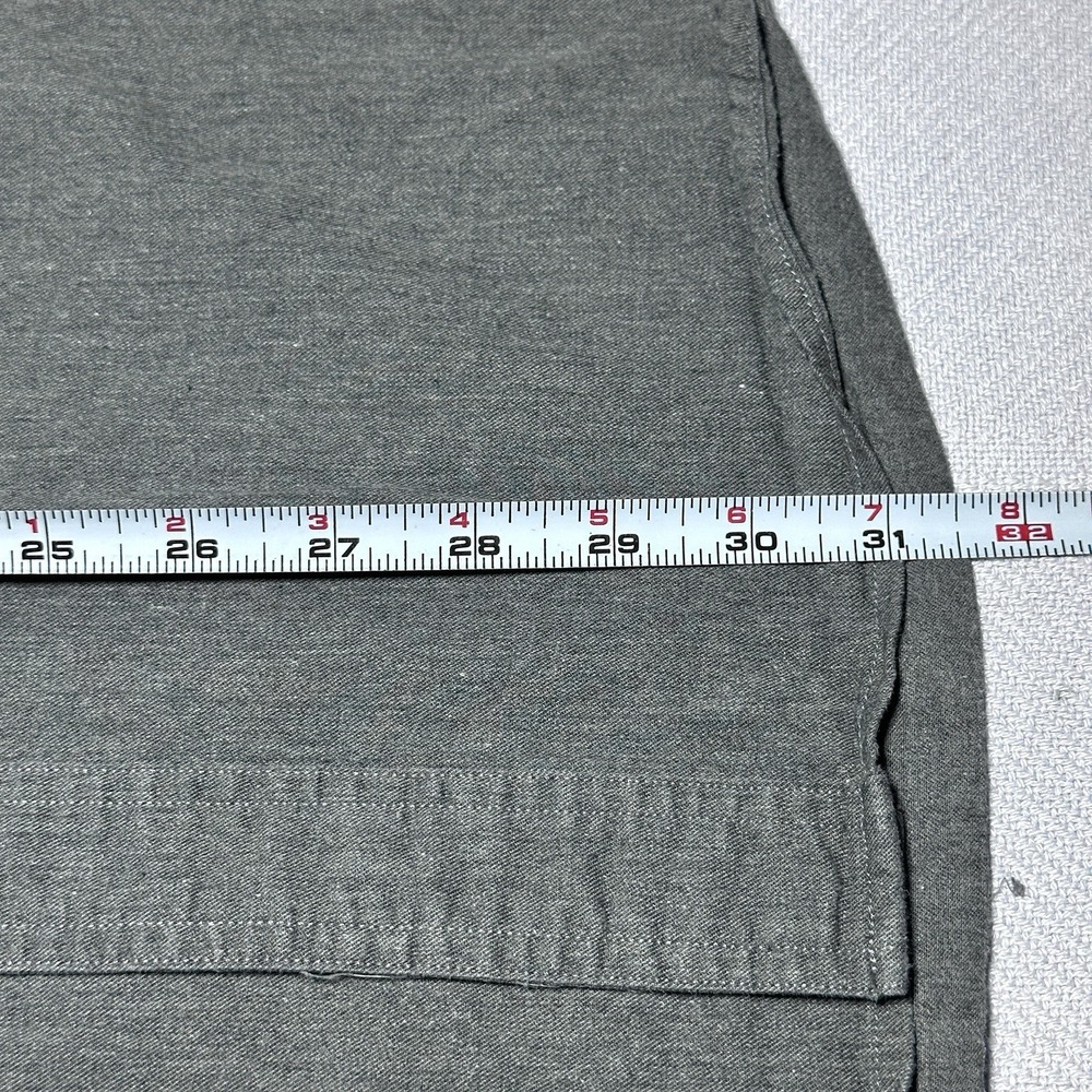 Vintage Chaps Ralph Lauren Button Down Shirt Mens XL Crest Gray Chambray Denim - Picture 8 of 11